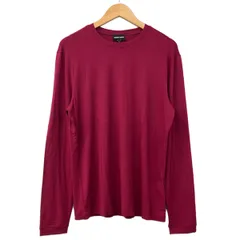 GIORGIOARMANI(ジョルジオアルマーニ) 長袖Tシャツ サイズ52 L メンズ美品  - ボルドー クルーネックのサムネイル