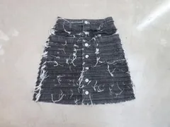 新品 MOUSSY マウジー ミニ デニムスカート size1/グレー ■◆レディースのサムネイル