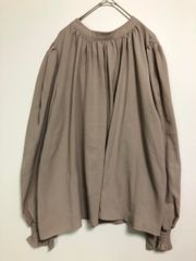 25120 ハルソラタン 試作品 ラグラン袖スモックブラウス リネン100 