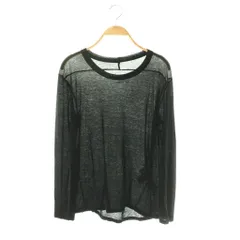 ズッカ zucca コットンシアーカットソー Tシャツ M ブラック /CX ■OSのサムネイル