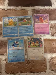 ⁠【ポケカ】イーブイ コイキング ポッチャマ 他 5枚まとめ売りのサムネイル
