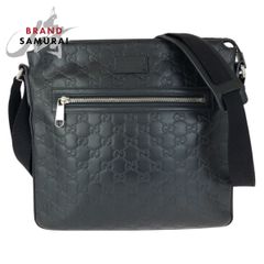 グッチ メッセンジャーバッグ 斜め掛け GG A4 グッチシマ レザー