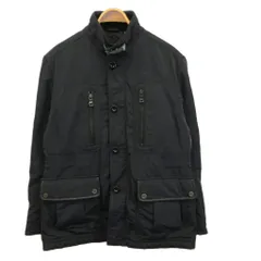 ヒューゴボス HUGO BOSS タバードジャケット tabox Jakcet 上着 48 黒 ブラック 無地 スタンドカラー 長袖 アウター 50185708 /YU ■GY18のサムネイル