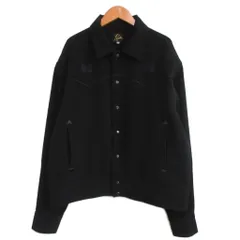 ニードルス ニードルズ Needles 美品 Piping Cowboy Jacket パイピングカウボーイジャケット ブルゾン 刺繍 M 黒 ブラック ■MNK10のサムネイル