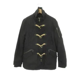ニーキューイチニーキューゴーオム 291295＝HOMME TYPE P-29 ジャケット ミリタリー 上着 44 黒 ブラック トグルボタン 長袖 ジップアップ /CK4 ■ECA007のサムネイル