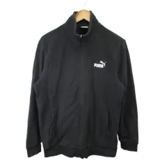 プーマ PUMA トラックジャケット XL 黒 ブラック 無地 ハイネック 長袖 /SH ■GY08のサムネイル