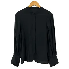 VIVIENNE TAM(ヴィヴィアンタム) 長袖シャツブラウス サイズ40 M レディース - 黒 スタンドカラー/シースルーのサムネイル
