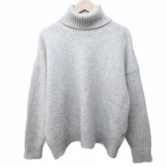 アミ アレクサンドル マテュッシ ami alexandre mattiussi ニット セーター タートルネック アルパカ ウール混 オーバーサイズ XS 灰 グレー IBO89 0210のサムネイル