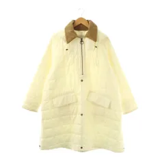 バブアー Barbour キルティングコート ステンカラー 中綿 38 アイボリー /AQ ■OSのサムネイル