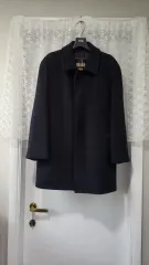 DAKS カシミア ウール ブラック コートのサムネイル