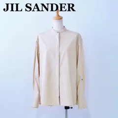 JIL SANDER スタンドカラーブラウス ベージュのサムネイル