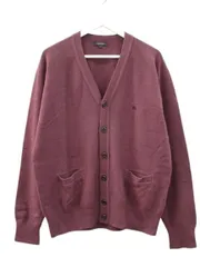 バーバリー ロンドン BURBERRY LONDON ウール ニット カーディガン L パープル 紫 トップス 長袖のサムネイル