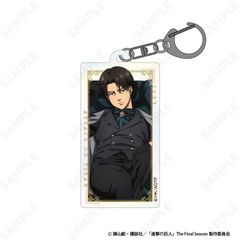 Attack Titan Aurora Acrylic Keychain 4. Levi [Dignified] Character Goods