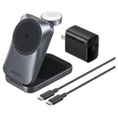 【新品・2営業日で発送】ANKER アンカー Anker Prime Wireless Charging Station (3-in-1 MagGo AirCool Foldable) ブラック