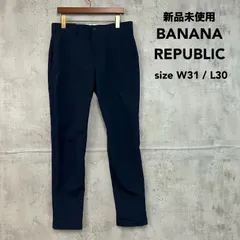 新品未使用 BANANA REPUBLIC バナナリパブリック 31X30 ネイビー Slim City Pant シティパンツ スリムフィット スラックス チノパン トラウザー ボトムス ビジネス オフィス カジュアル ストレッチ 無地⁠ ★ ■◆のサムネイル