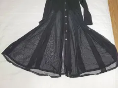 エゴイスト フレア シースルー ロング丈 カーディガンのサムネイル