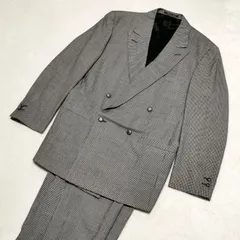 GIANNI VERSACE ヴェルサーチ ジャケット セットアップ メンズ 千鳥格子 汚れあり 中古品 管理番号KKVTRKO712のサムネイル