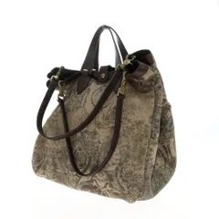 【新品アウトレット】ダニエルアンドボブ Daniel & Bob キャンバス レザー トートバッグ ベージュ系【W35.5xH44】【メンズ】のサムネイル
