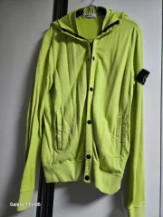STONE ISLAND 蛍光 フード ジップアップ カーディガンのサムネイル