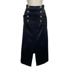 CHANEL(シャネル) ロングスカート サイズ34 S レディース美品  - P59150 黒 コットンのサムネイル