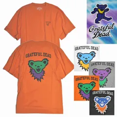 GRATEFUL DEAD グレイトフルデッドTシャツ 半袖 綿スムース バックプリント ワイド巾オーバーサイズ  メンズ レディー　M～LL　GF24-101のサムネイル