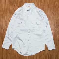 Montgomery Ward ワークシャツ 70s ヴィンテージ M サックスブルーのサムネイル