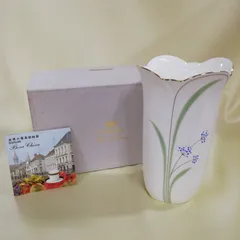 【未使用】Narumi ボーンチャイナ 花瓶 フラワーベース  日本製  NARUMI 長期保管 現状品 A120のサムネイル