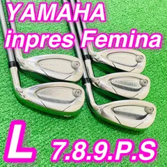 377 YAMAHA inpres Femina ヤマハ インプレス TX-407i レディース 女性用 アイアン5本セット フレックスL 7.8.9.P.S 送料無料 匿名配送のサムネイル