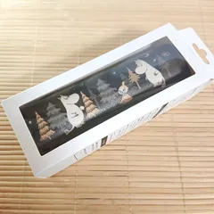 ムーミン クロス付き メガネケース（星空の森）220724/カマボコ型 MOOMIN メガネ入れのサムネイル