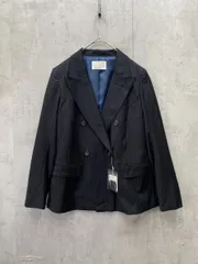新品 LUCA ルカ ストライプ ダブル ジャケット ネイビー ◇■◎レディースのサムネイル
