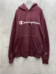 Champion チャンピオン プリント プルオーバー パーカー sizeM/ボルドー ◇■レディースのサムネイル