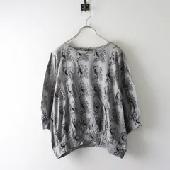マーブルシュッド marble SUD ROBIN コマドリ カットソー グレー／トップス プルオーバー クルーネック 鳥 鍵【2400015085500】のサムネイル