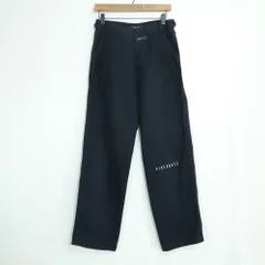 ピンクハウス★ロゴ入り♪シンプルなワイドパンツ♪ チノパン デニムパンツ サイズM 黒系 z22191のサムネイル