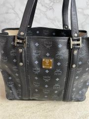 完全正規 MCM ヴィセトス柄 円筒型 ショルダーバッグ - メルカリ