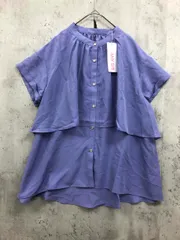 新品 any SiS エニィスィス 洗える バンドカラー レイヤード ブラウス シャツ sizeM/ライトブルー ■◆ レディースのサムネイル