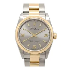 ロレックス オイスターパーペチュアル 77483 自動巻き ステンレススティール イエローゴールド レディース ボーイズ ROLEX【中古】 【時計】のサムネイル