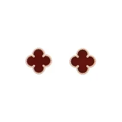 ヴァンクリーフ&アーペル ピアス スウィート アルハンブラ カーネリアン K18PGピンクゴールド VCARN6BO00のサムネイル