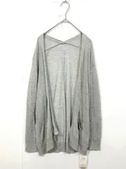新品 Perle Peche ペルルペッシュ カシリーレーヨン カーディガン size38/グレー ■■ レディースのサムネイル