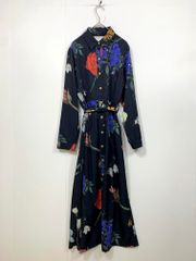 K*様 AMERI 花柄 ロングワンピース amanda 2way 新品未使用タ - メルカリ