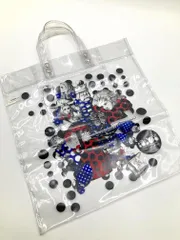COMME des GARCONS コムデギャルソン ポルカドット アリスインワンダーランド PVC トート バッグ クリア ■■◎レディースのサムネイル