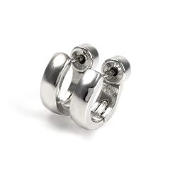 PLUSTER ピアス レディース メンズ リング フープ シンプル 金属アレルギー対応 ニッケルフリー 10mm ワンタッチ 真鍮 つけっぱなし おしゃれ 人気 女性 男性 専用ポーチ付き 1