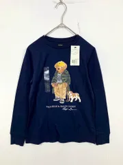新品 POLO RALPH LAUREN ポロ ラルフローレン キッズ ポロ ベア Tシャツ size130cm/紺 ■■◎キッズのサムネイル