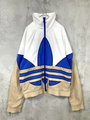 adidas アディダス GE0865 ビッグ トレフォイル アウトライン WV トラック トップ ジャケット sizeXS/白 ■■◎メンズのサムネイル