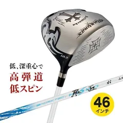 【新品】ヘッドカバーあり 飛ぶドライバー ワークスゴルフ ゴルフ クラブ ドライバー メンズ 46インチ ルール適合 ワイルドマキシマックス ドライバー ワークテック飛匠シャフト仕様 9.5度 / 10.5度 R / SR / Sのサムネイル