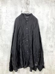 pas de calais パドカレ コットン シルク 長袖シャツ ブラック - メルカリ