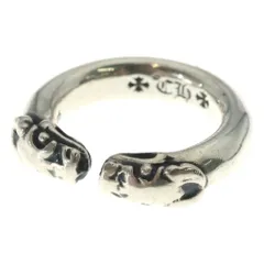 CHROME HEARTS (クロムハーツ) DOUBLE DOG RING ダブルドッグ リング シルバーのサムネイル