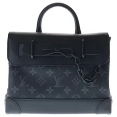 LOUIS VUITTON (ルイヴィトン) モノグラム エクリプス スティーマー PM ショルダーバッグ ブラック ノワール PVCレザー M46953 ブラック金具のサムネイル