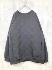 美品 ANTIQUA アンティカ STCH GOLF キルティング サイドジップ スウェット sizeF/黒 ■■◎メンズのサムネイル