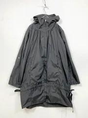 And A アンドエー シンプル カジュアル アウトドア 無地 ギャザーナイロン コート size38/黒 ■◇ レディースのサムネイル