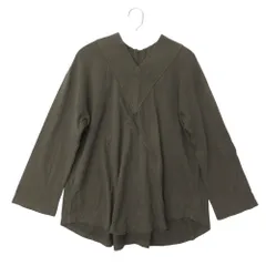 ZUCCa ズッカ カットソー Vネック スウェット トレーナー 長袖 プルオーバー トップス ZU01JJ062 カーキ M レディース 【中古】のサムネイル